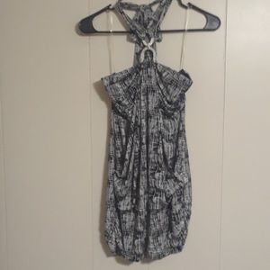 Sexy, clubbing halter top, ties behind neck